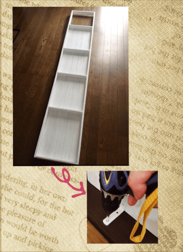 ペンキを塗って、設置する*