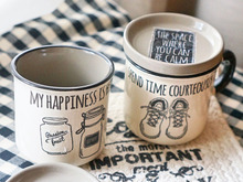 100均マグカップをデコパージュ!初心者さんお勧め♡キッチン輪ゴム収納!