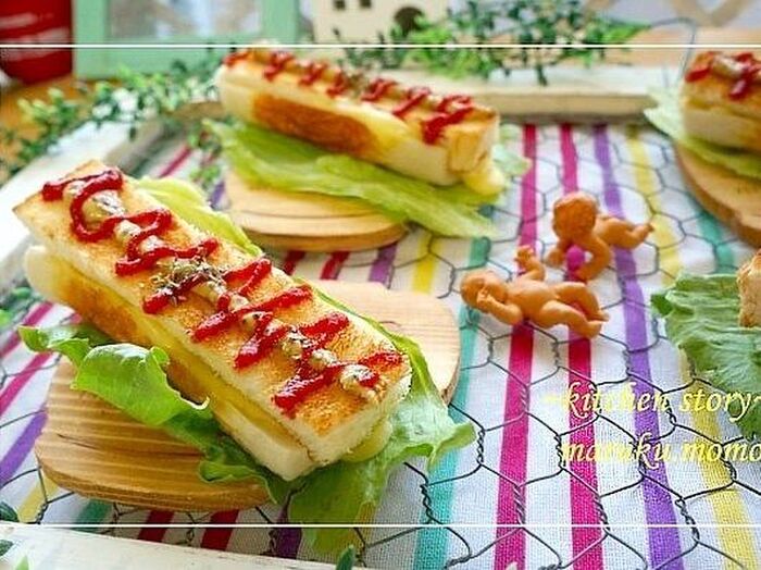 ちくわパンより簡単!サクッ*とろ~りチーズの『ちくわドッグ』