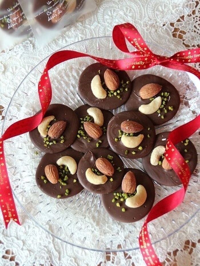 板チョコで簡単!子供もお手伝いできるバレンタインレシピ★マンディアン★