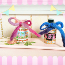 マステで ラブリー♡クスリの 空きビンで ハンコ スタンド♪