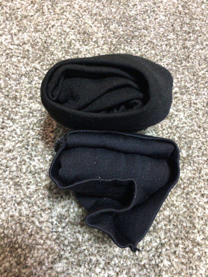 畳み方だけで!レギンスとタイツを見分けられる方法