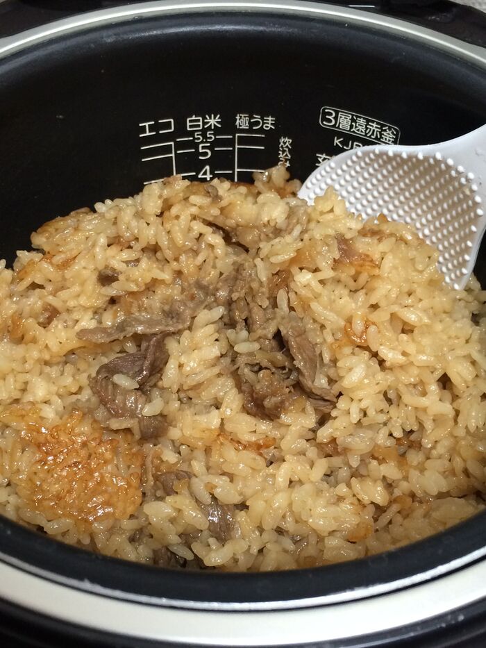 炊き込みモードでスイッチオン♪