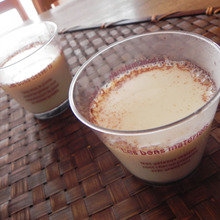 レンジで簡単★豆乳シナモンプリン