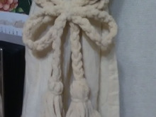 毛糸でタッセル☆毛糸の表情で可愛いタッセル♪