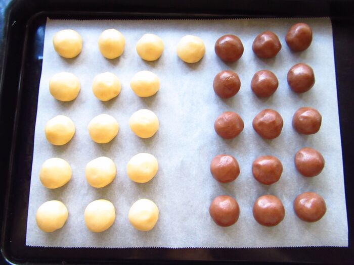 オーブンで焼く。