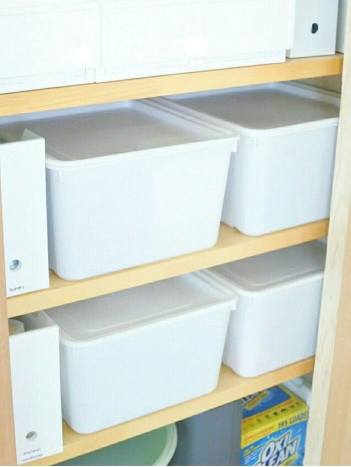 ファイルボックスを活用!ゴチャつくボトル類をスッキリ収納