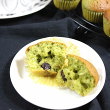 甘納豆のミニマフィン・抹茶風味