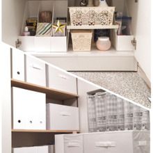 ニトリの収納ボックスとファイルボックスを駆使した我が家の洗面所収納!決定版!