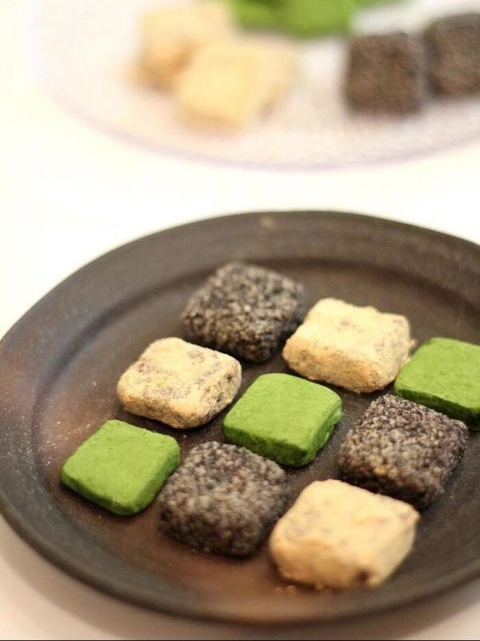 和風・生チョコレート~黒ゴマ・きなこ・抹茶~