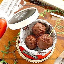 バレンタインに♪安納芋のクランチ・チョコトリュフ