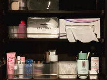 ダイソーを利用したスッキリ収納で、洗面所を使いやすく