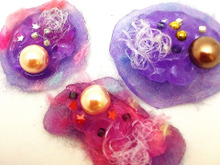 イロプラ(おゆまる)と毛糸でうっとりガーリーな飾り作り