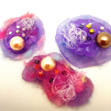 イロプラ(おゆまる)と毛糸でうっとりガーリーな飾り作り