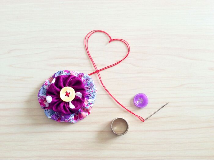 簡単♡ふっくら かわいい♡ヨーヨーキルトの 作り方♡