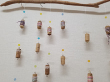 ワインコルクのモビール❤