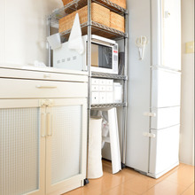 DAISOのミニトートでパンの置き場所を作る