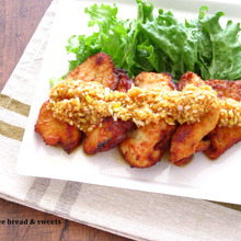 大豆粉で糖質カット~♪鶏むね肉でも絶品な油淋鶏