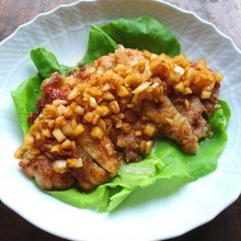 新玉ねぎの絶品油淋鶏(ユーリンチー)