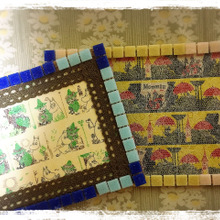 フォトフレームの裏板がプチプラで可愛いトレーに大変身