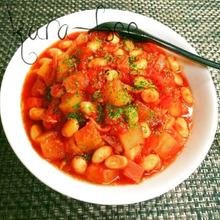 濃厚コクうまっ♡息子大絶賛!給食風ポークビーンズ