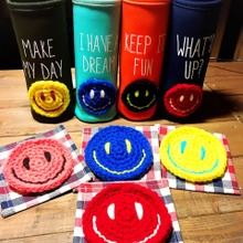 アクリル毛糸で簡単スマイル