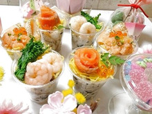 ひな祭り♡カップちらし寿司