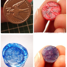 100均のシーリングスタンプでかわいいデコパーツ作り