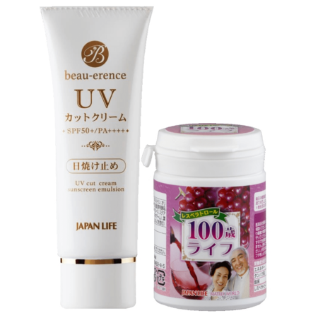 美容成分豊富なUVカットクーム&抗酸化力成分配合のサプリメントのセットを3名に!