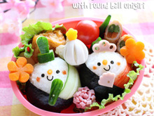 【レシピ】初心者さんにも簡単♪真ん丸おにぎりのひな祭りキャラ弁当