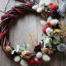 毛糸をプラスで!ハーフリースのオシャレ度UP☆