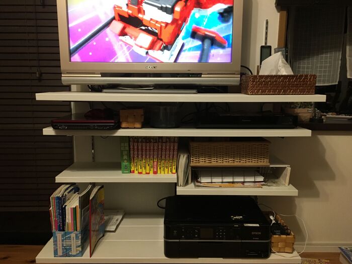 棚をつけていく