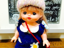 編まずに簡単!お人形さんのニット帽