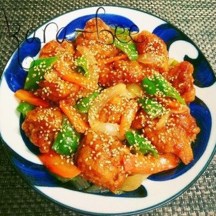 お弁当にも◎唐揚げで旨いっ!簡単スイチリ酢鶏