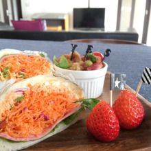 キャンドゥのクッキングシートでおうちカフェランチ