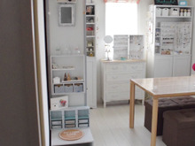 ダイソーのガーリーフレンチボックスを使って収納!