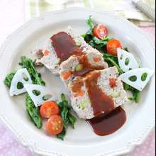 ひな祭りごはん*春のミートローフ