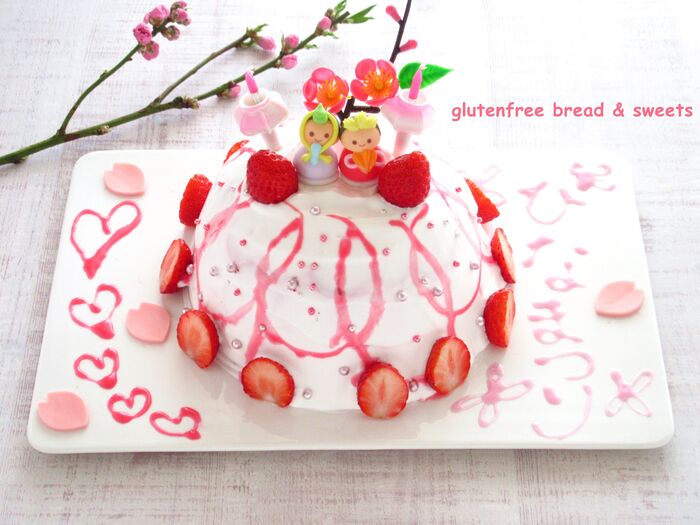 ひな祭り☆アレルギーっこもOK!簡単に作れるいちごの豆乳ムース