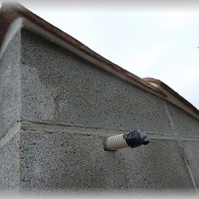 【ステップ10】塗り壁フェンスDIY!笠木のフランス瓦の載せ方