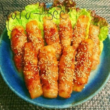 焼肉のたれで絶品♡簡単!韓国風肉巻き大根