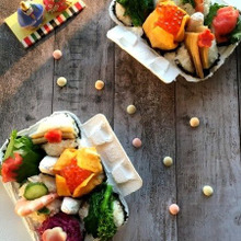 ひな祭りのランチ♪ぱっかんお寿司弁当