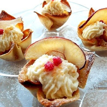 食パンで作るかわいい❤リンゴのタルト