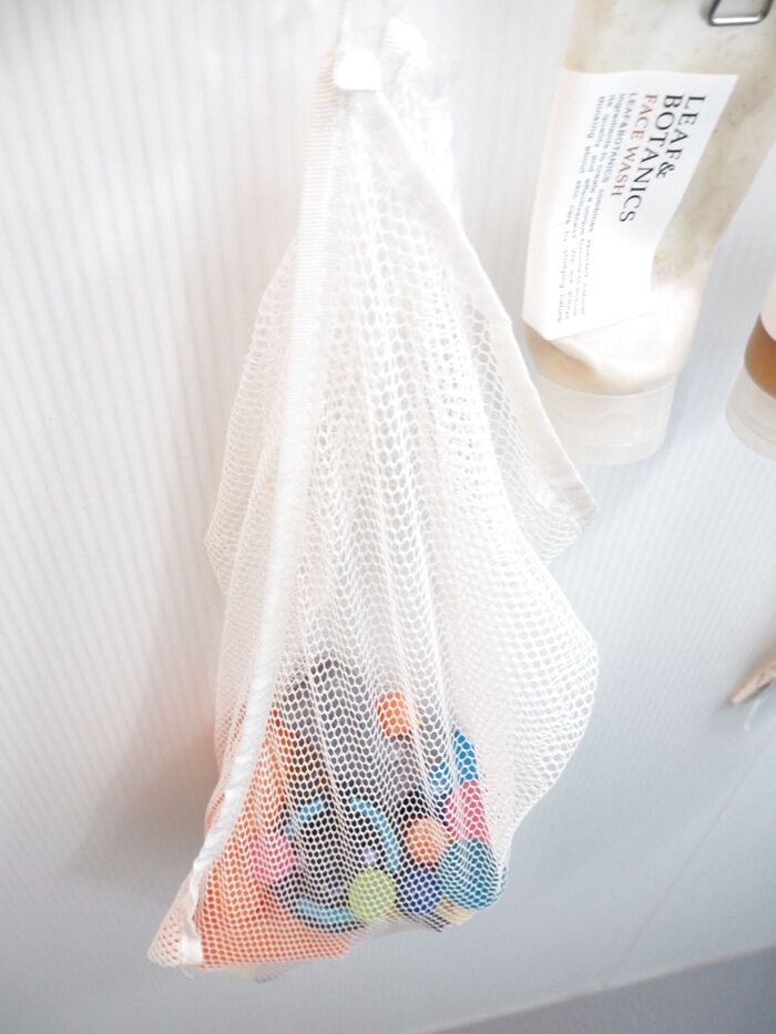 バストイはネット収納&量を絞る