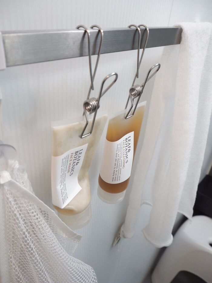 「吊るす収納」でお掃除しやすく!