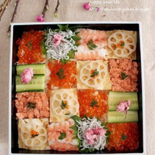 小さな子供でも食べられるモザイク寿司