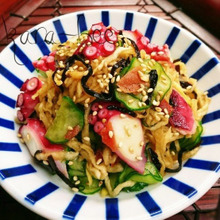 簡単おつまみ♡タコと切り干しの梅塩こんぶ和え