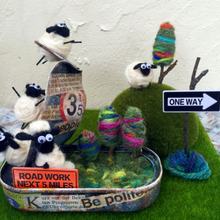 毛糸で簡単!♡巻き巻きひつじワールド♫