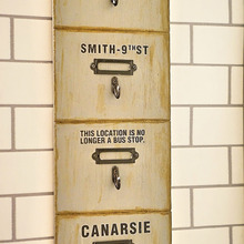 100均木板1枚で簡単!ロッカー風キーフックをDIY☆