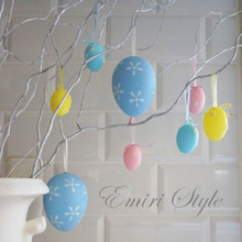 100均☆キャンドゥ♪お洒落な「イースターツリー」ディスプレイ♡