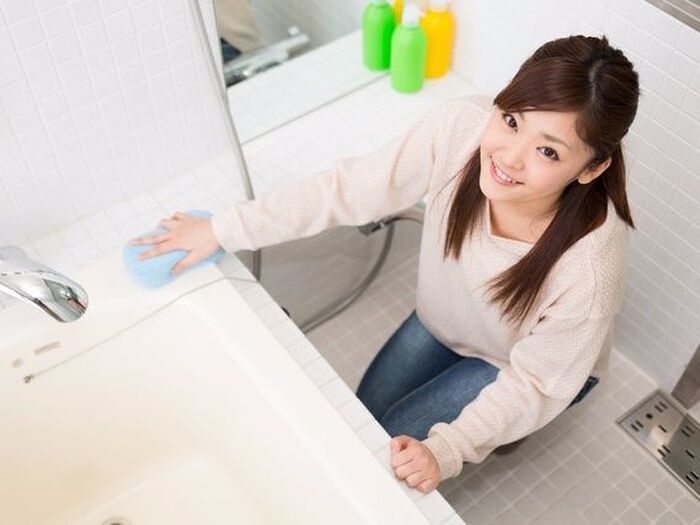 <風呂掃除の時短術1>ちょこっと掃除